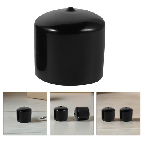 Black rubber trailer wheel - rubber,