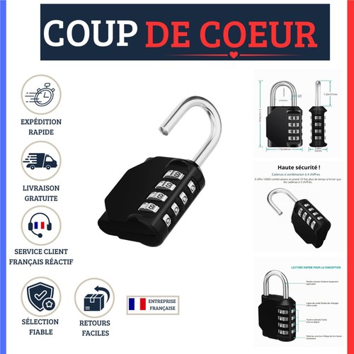 Cadenas code chiffres - code, 4