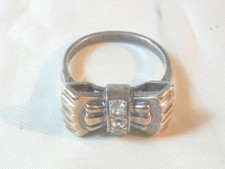 Bague TANK Ancienne - ARGENT /