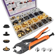 15 mm Boutons Pressions