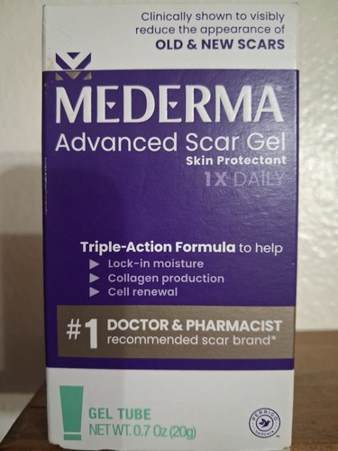 Mederma advanced scar gel - scar,