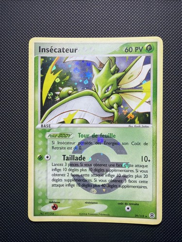 Carte pokemon insecateur - carte,