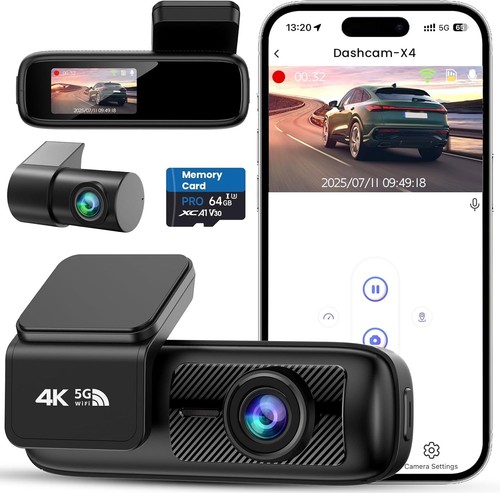 Dashcam voiture avant arrière - dashcam,