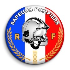 Sapeurs Pompiers - Badge 38mm