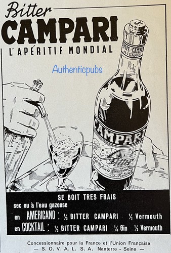 Publicite campari bitter - campari,