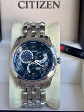 Montre Citizen eco-drive homme calendrier perpétuel calibre 8700 BL8000-54L