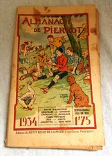 ALMANACH de PIERROT - 1934 -