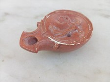 LAMPE A HUILE  EN TERRE CUITE