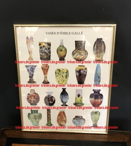 Affiche encadrée les vases - affiche,