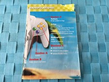 NOTICE DU JEU NINTENDO 64 -