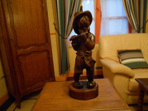 Bois sculte joueur - joueur, de
