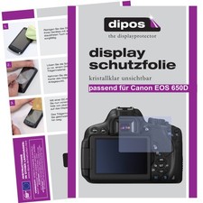 6x Film de protection d'écran pour Canon EOS 650D protecteur clair dipos