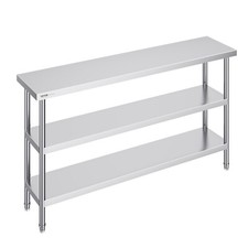 VEVOR Table de Travail en Inox