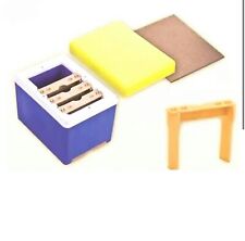 Nucléus Nucléi à 3 Cadres en PVC pour Ruche Ruchette abeilles Livré avec 3 cadre