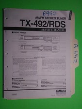 Yamaha tx-492 rds service