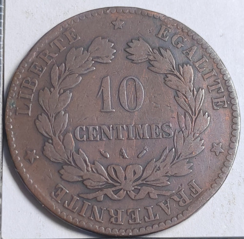 Centimes cérès 1881 a - 10,