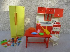 Poupée Barbie Mattel collection mobilier cuisine réfrigérateur / VINTAGE