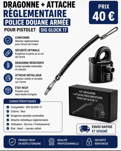 Dragonne attache - dragonne, +
