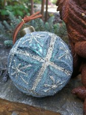 Boule de sapin de Noël Maila vert émeraude étoile paillettes dorées boule de ...
