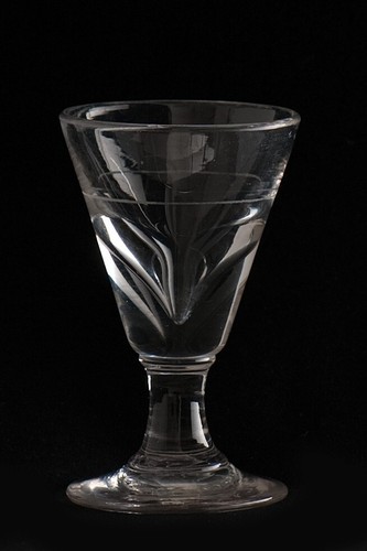 Ancien verre loupe - loupe, trait