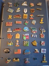 Lot pin’s badge broche publicitaire Coca-Cola Citroën Mac Donald 