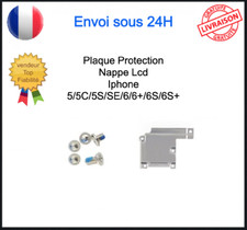 Plaque Cache Fer Fixation Protection Nappe Lcd Ecran Iphone 5 5C 5S 6 6s plus 