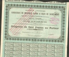 MARBRES BLANC & BLEU de SAINT-BEAT (47) (B)