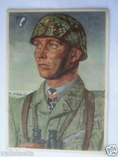 ALLEMAGNE 39-45 : CARTE POSTALE PARACHUTISTE GERMAN PARATROOPS FALLSCHIRMJÄGER