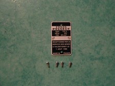 Plaque mines Peugeot 103V