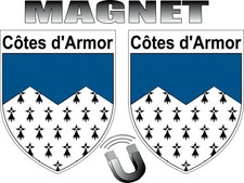 2x MAGNET forme écussons