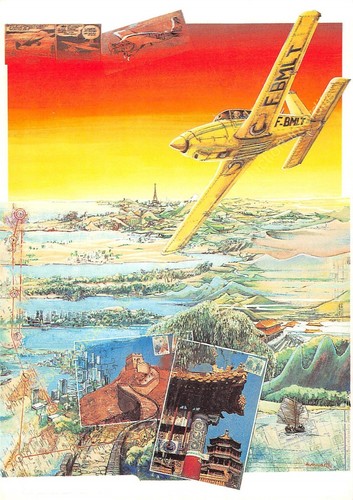 Postcard illustration daniel - postcard,