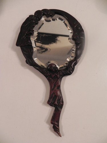 Superbe miroir face main - miroir,