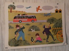 ANCIENNE AFFICHE SCOLAIRE FERNAND NATHAN B9