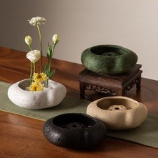 Ceramic Ikebana Flower Basin