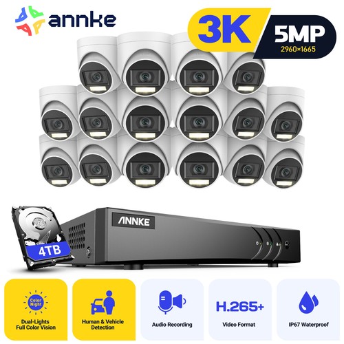 Annke 16ch dvr 5mp - annke, audio