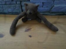 OURS PELUCHE LONG BRAS CAROLINE LISFRANC, DOUDOU BEAR, 10 cm,  d occasion