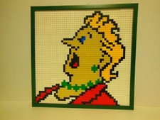 Composition figurine sur