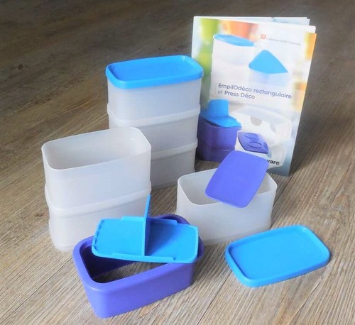 Tupperware 6 empilodéco - tupperware,