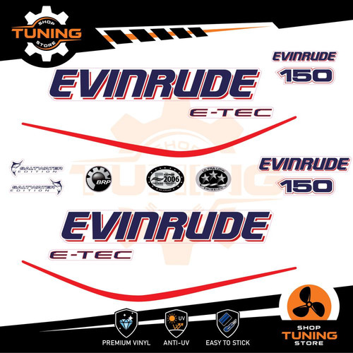 Kit autocollants pour moteur - kit,