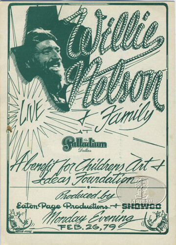 Willie nelson 1979 palladium - willie,