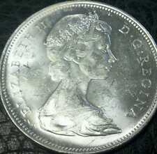 1966 Canada Silver Dollar BU Cameo Proof-like from an original roll