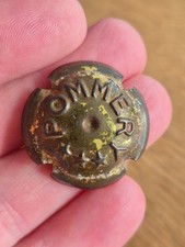 capsule de champagne pommery a encoche numero 31 cote 90 verso blanc tres rare