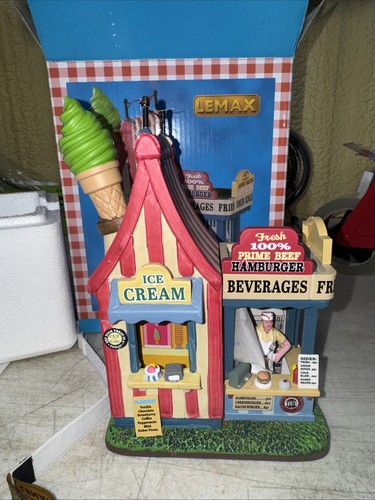 Lemax hamburger ice cream - hamburger,