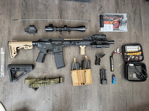 Full metal aeg airsoft - metal,