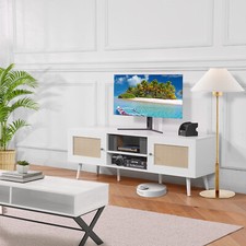 VEVOR Meuble TV en Rotin pour