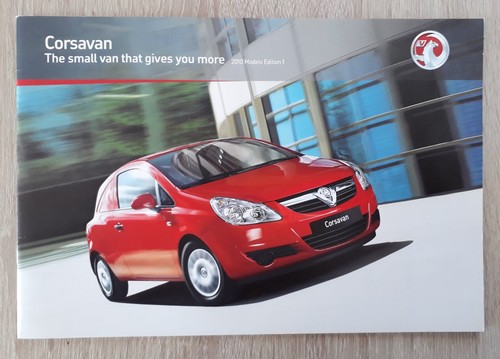 Vauxhall corsavan brochure - vauxhall,