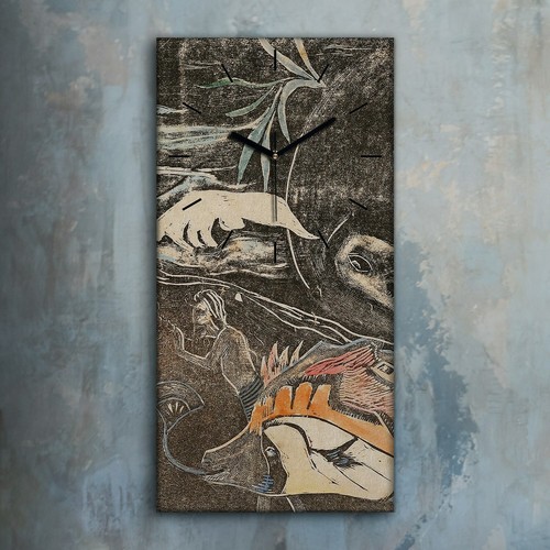 Horloge murale sur toile - , 30x60