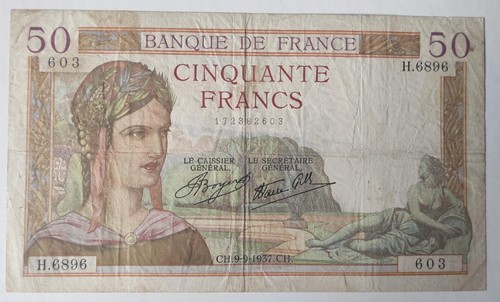 France billet 50 francs - france, de