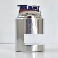 BRIQUET VINTAGE 1960 SPACE AGE PIEZO METAL ACIER CHROME 60S RETRO ANNEES 60