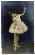 Portrait petite danseuse tutu 2 photo ancienne an. 1930 40